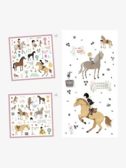 160 Stickers Chevaux DJECO Multicolore - Djeco -Magasin De Périphériques Pour Enfants 160 stickers chevaux djeco 2