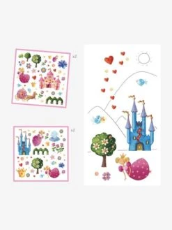 160 Stickers Princesse Marguerite DJECO Multicolore - Djeco -Magasin De Périphériques Pour Enfants 160 stickers princesse marguerite djeco 2