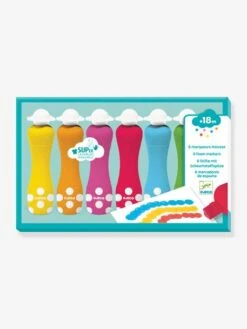 6 Marqueurs Mousse DJECO Blanc - Djeco