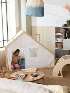 Cabane En Tissu Et Bois FSC® Multicolore - Vertbaudet -Magasin De Périphériques Pour Enfants cabane en tissu et bois fsc 5