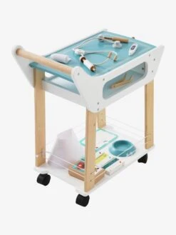 Chariot De Vétérinaire En Bois FSC® Blanc - Vertbaudet -Magasin De Périphériques Pour Enfants chariot de veterinaire en bois fsc 4