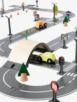 Circuit De Voitures En Bois FSC® Multicolore - Vertbaudet -Magasin De Périphériques Pour Enfants circuit de voitures en bois fsc 4