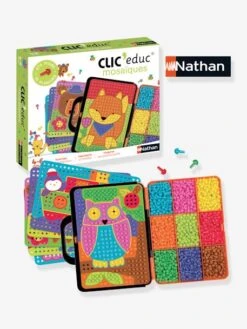 Clic Educ Mosaïques NATHAN Blanc - Nathan -Magasin De Périphériques Pour Enfants clic educ mosaiques nathan 1