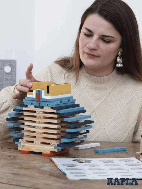 Coffret Chouette 120 Planchettes - KAPLA® Beige - Kapla 4 Coffret Chouette 120 Planchettes - KAPLA® Beige - Kapla – Image 2