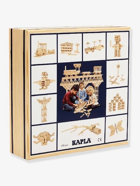 Coffret De 100 Planchettes Nature - KAPLA® Nature - Kapla 3 Coffret De 100 Planchettes Nature - KAPLA® Nature - Kapla