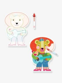 Coloriage à L'eau Animalo-Len DJECO Orange - Djeco -Magasin De Périphériques Pour Enfants coloriage a leau animalo len djeco 3