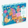 Coloriage Pour Les Petits Funambule Et Balles DJECO Bleu - Djeco -Magasin De Périphériques Pour Enfants coloriage pour les petits funambule et balles djeco