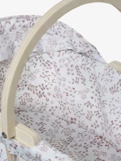 Couffin Pour Poupon En Bois FSC® Et Tissu Beige - Vertbaudet -Magasin De Périphériques Pour Enfants couffin pour poupon en bois fsc et tissu 3