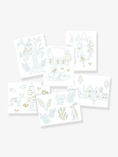 Décorations Sur Vitre - AUZOU Bleu - Auzou 5 Décorations Sur Vitre - AUZOU Bleu - Auzou – Image 3