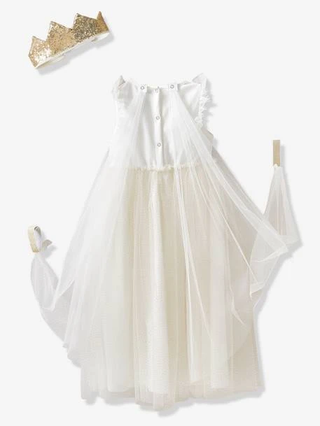 Déguisement De Princesse Avec Voile Et Couronne Rose - Vertbaudet 8 Déguisement De Princesse Avec Voile Et Couronne Rose - Vertbaudet – Image 6