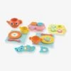 Dinette Chats Gourmands DJECO Bleu - Djeco -Magasin De Périphériques Pour Enfants dinette chats gourmands djeco