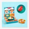 Dinette Cook & Scratch DJECO Blanc - Djeco 2 Dinette Cook & Scratch DJECO Blanc - Djeco -Magasin De Périphériques Pour Enfants dinette cook scratch djeco