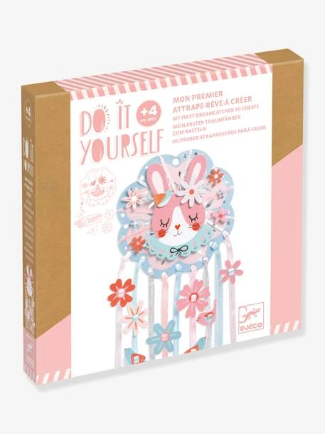 DIY Attrape-rêve Rêveuse DJECO Rose - Djeco 3 DIY Attrape-rêve Rêveuse DJECO Rose - Djeco