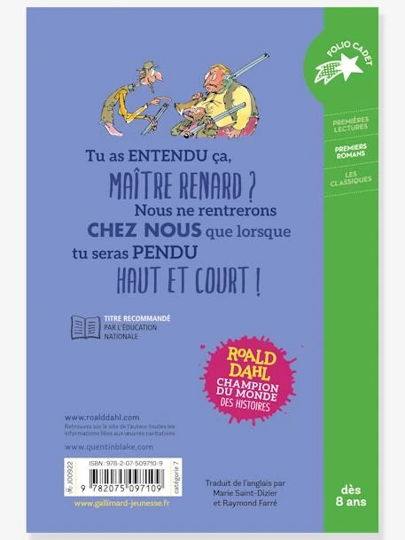 Fantastique Maître Renard - GALLIMARD JEUNESSE Bleu - Gallimard 4 Fantastique Maître Renard - GALLIMARD JEUNESSE Bleu - Gallimard – Image 2