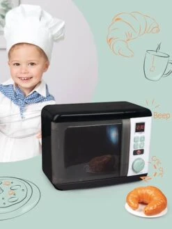 Four à Micro-ondes électronique - TEFAL Noir - Smoby -Magasin De Périphériques Pour Enfants four a micro ondes electronique tefal 2