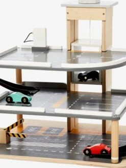 Garage En Bois 3 Niveaux En Bois FSC® Multicolore - Vertbaudet -Magasin De Périphériques Pour Enfants garage en bois 3 niveaux en bois fsc 5