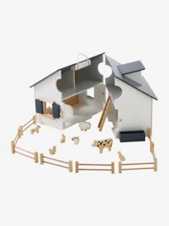 Grande Ferme En Bois FSC® Multicolore - Vertbaudet -Magasin De Périphériques Pour Enfants grande ferme en bois fsc 5