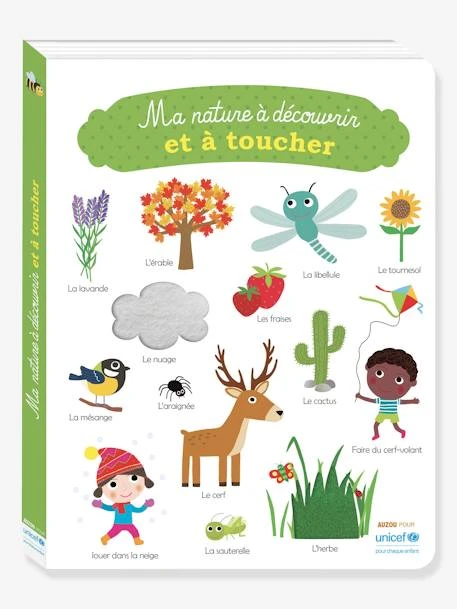 Imagier Ma Nature à Découvrir Et à Toucher AUZOU Blanc - Auzou 3 Imagier Ma Nature à Découvrir Et à Toucher AUZOU Blanc - Auzou