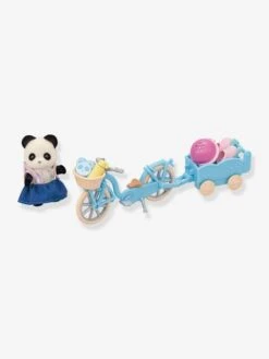 La Fille Panda, Son Vélo Et Sa Remorque - SYLVANIAN FAMILIES Blanc - Sylvanian -Magasin De Périphériques Pour Enfants la fille panda son velo et sa remorque sylvanian families 2