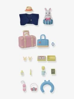 La Maman Lapin Neige Et Sa Valise De Week-end - SYLVANIAN FAMILIES Blanc - Sylvanian -Magasin De Périphériques Pour Enfants la maman lapin neige et sa valise de week end sylvanian families 1