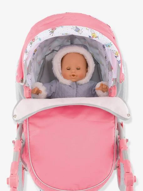 Landeau COROLLE Pour Poupon 36/42/52 Cm Rose Fleuri - Corolle 4 Landeau COROLLE Pour Poupon 36/42/52 Cm Rose Fleuri - Corolle – Image 2