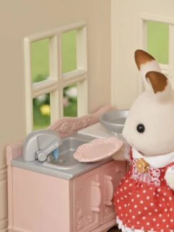 Le Cosy Cottage Du Village - SYLVANIAN FAMILIES Blanc - Sylvanian -Magasin De Périphériques Pour Enfants le cosy cottage du village sylvanian families 4