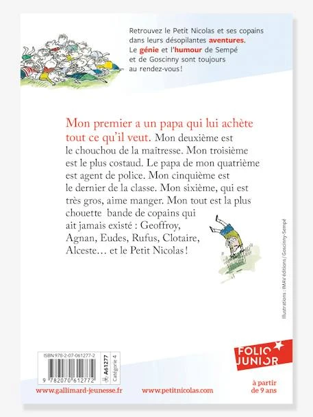 Le Petit Nicolas Et Les Copains - GALLIMARD JEUNESSE Blanc - Gallimard 4 Le Petit Nicolas Et Les Copains - GALLIMARD JEUNESSE Blanc - Gallimard – Image 2