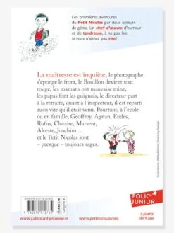 Le Petit Nicolas - GALLIMARD JEUNESSE Blanc - Gallimard -Magasin De Périphériques Pour Enfants le petit nicolas gallimard jeunesse 1