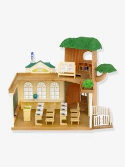 L'école De La Forêt SYLVANIAN FAMILIES Marron Clair Uni Avec Decor - Sylvanian -Magasin De Périphériques Pour Enfants lecole de la foret sylvanian families 2