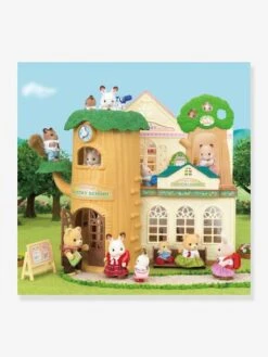 L'école De La Forêt SYLVANIAN FAMILIES Marron Clair Uni Avec Decor - Sylvanian -Magasin De Périphériques Pour Enfants lecole de la foret sylvanian families 3