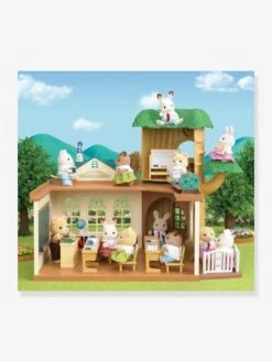 L'école De La Forêt SYLVANIAN FAMILIES Marron Clair Uni Avec Decor - Sylvanian -Magasin De Périphériques Pour Enfants lecole de la foret sylvanian families 4