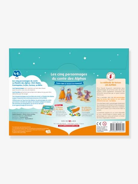 Les Cinq Personnages De La Planète Des Alphas RÉCRÉALIRE Bleu - Recrealire 6 Les Cinq Personnages De La Planète Des Alphas RÉCRÉALIRE Bleu - Recrealire – Image 4