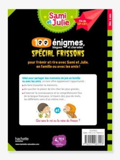 Livre éducatif Sami Et Julie - 100 Enigmes, Spécial Frissons - HACHETTE ÉDUCATION Blanc - Hachette 7 Livre éducatif Sami Et Julie - 100 Enigmes, Spécial Frissons - HACHETTE ÉDUCATION Blanc - Hachette -Magasin De Périphériques Pour Enfants livre educatif sami et julie 100 enigmes special frissons hachette education 2