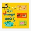Livre - Qui Mange Quoi ? - ÉDITIONS MILAN Blanc - Hachette -Magasin De Périphériques Pour Enfants livre qui mange quoi editions milan