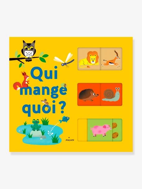 Livre - Qui Mange Quoi ? - ÉDITIONS MILAN Blanc - Hachette 3 Livre - Qui Mange Quoi ? - ÉDITIONS MILAN Blanc - Hachette