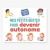 Mes Petits Gestes Pour Devenir Autonome - TOURBILLON Blanc - Hachette -Magasin De Périphériques Pour Enfants mes petits gestes pour devenir autonome tourbillon