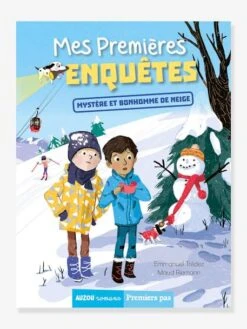Mes Premières Enquêtes - T.3 - Mystère Et Bonhomme De Neige - AUZOU Blanc - Auzou
