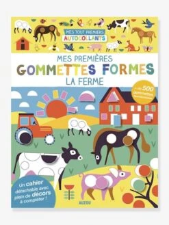 Mes Premières Gommettes Formes - La Ferme - AUZOU Jaune - Auzou