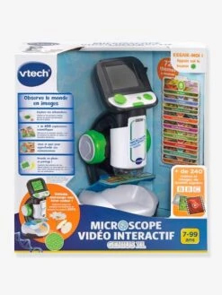Microscope Vidéo Interactif Genius XL - VTECH Multicolore - Toutes Les Marques -Magasin De Périphériques Pour Enfants microscope video interactif genius xl vtech 1