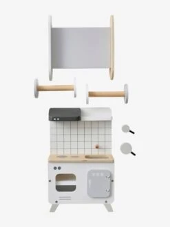 Mobilier De Cuisine Pour Poupée Mannequin En Bois FSC® Blanc - Vertbaudet -Magasin De Périphériques Pour Enfants mobilier de cuisine pour poupee mannequin en bois fsc 3