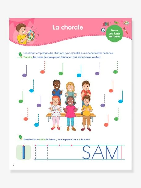 Mon Année De Moyenne Section Avec Sami Et Julie 4-5 Ans - HACHETTE ÉDUCATION Blanc - Hachette 6 Mon Année De Moyenne Section Avec Sami Et Julie 4-5 Ans - HACHETTE ÉDUCATION Blanc - Hachette – Image 4