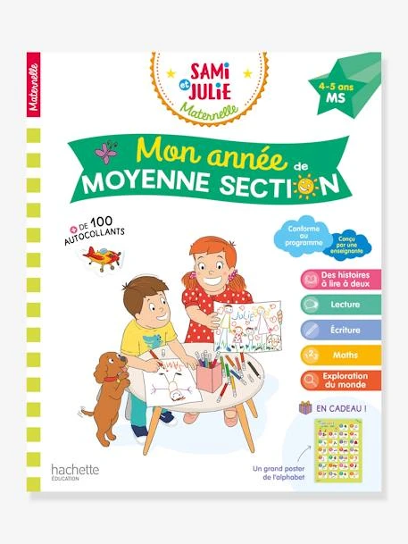 Mon Année De Moyenne Section Avec Sami Et Julie 4-5 Ans - HACHETTE ÉDUCATION Blanc - Hachette 3 Mon Année De Moyenne Section Avec Sami Et Julie 4-5 Ans - HACHETTE ÉDUCATION Blanc - Hachette