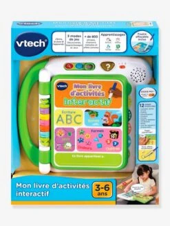 Mon Livre D'Activités - J'écris, Je Joue, J'apprends - VTECH Multicolore - Toutes Les Marques -Magasin De Périphériques Pour Enfants mon livre dactivites jecris je joue japprends vtech 2