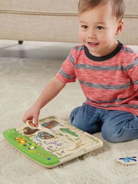 Mon Premier Puzzle Interactif Des Animaux - VTECH Marron - Toutes Les Marques 4 Mon Premier Puzzle Interactif Des Animaux - VTECH Marron - Toutes Les Marques – Image 2
