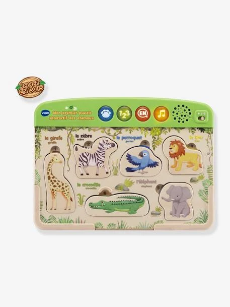 Mon Premier Puzzle Interactif Des Animaux - VTECH Marron - Toutes Les Marques 3 Mon Premier Puzzle Interactif Des Animaux - VTECH Marron - Toutes Les Marques