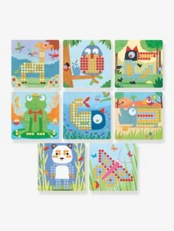 Mosaico Rigolo DJECO Bleu - Djeco -Magasin De Périphériques Pour Enfants mosaico rigolo djeco 2