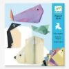 Origami Facile - Les Animaux Polaires DJECO Bleu - Djeco -Magasin De Périphériques Pour Enfants origami facile les animaux polaires djeco