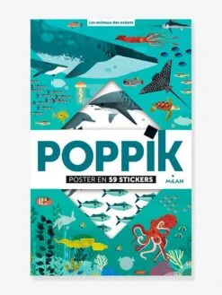 Poppik Animaux Des Océans MILAN Blanc - Hachette