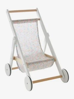 Poussette Poupon En Bois FSC® Blanc - Vertbaudet -Magasin De Périphériques Pour Enfants poussette poupon en bois fsc 5