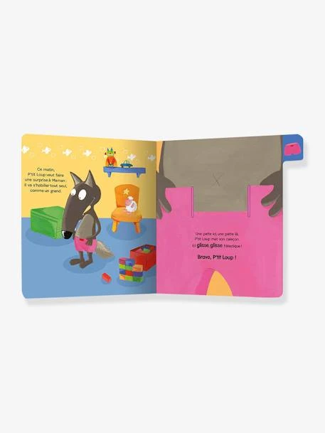 P'tit Loup - P'tit Loup Apprend à S'habiller - AUZOU Bleu - Auzou 4 P'tit Loup - P'tit Loup Apprend à S'habiller - AUZOU Bleu - Auzou – Image 2